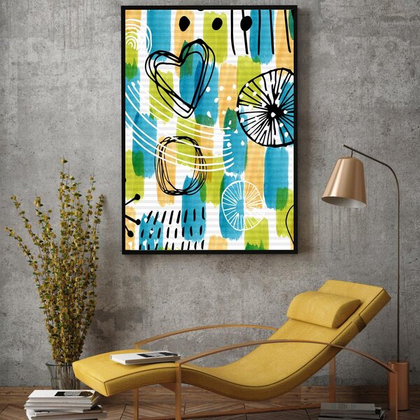 Poster - Abstracție de copii (A4)