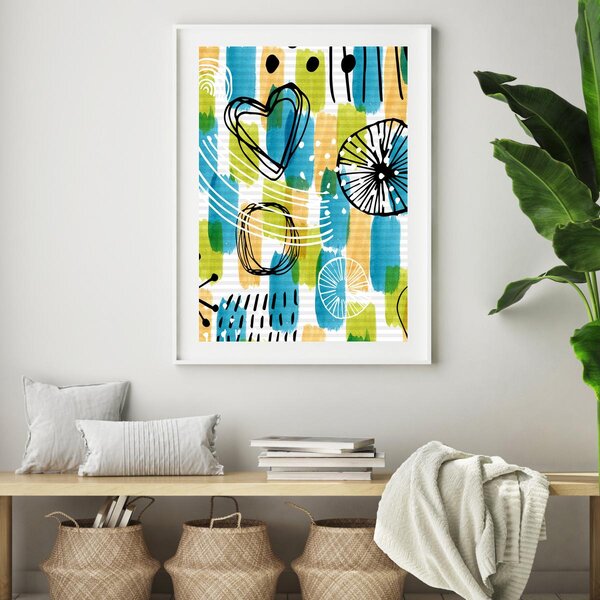 Poster - Abstracție de copii (A4)