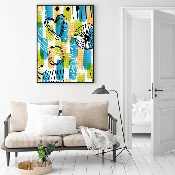 Poster - Abstracție de copii (A4)