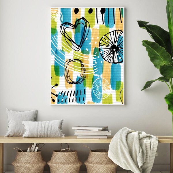 Poster - Abstracție de copii (A4)