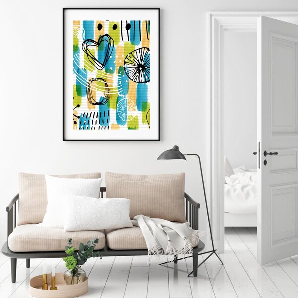 Poster - Abstracție de copii (A4)