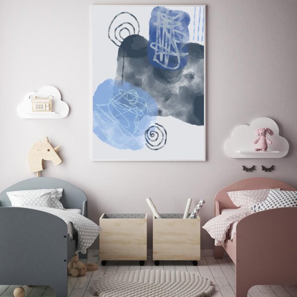 Poster - Abstracție pictată (A4)