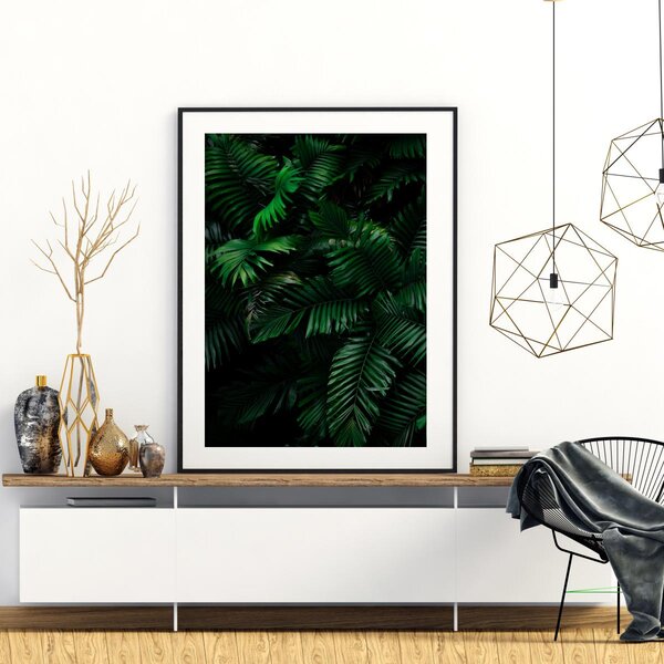Poster - Jungla cu palmieri (A4)
