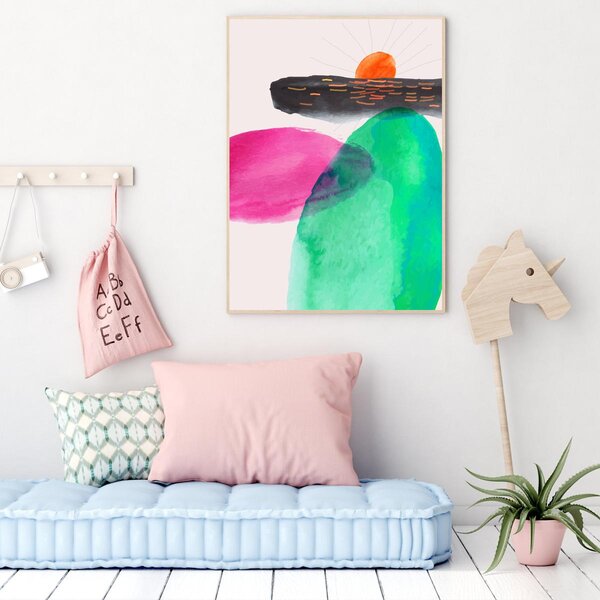 Poster - Abstracție artistică (A4)