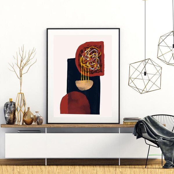 Poster - Abstracție artistică (A4)