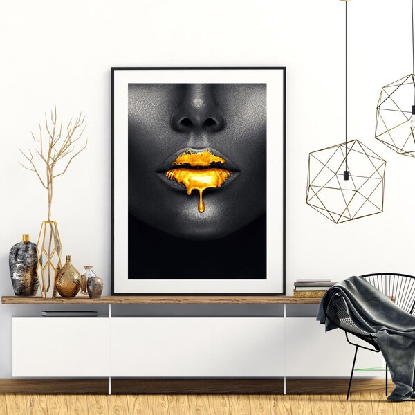Poster - Buze de femeie (A4)
