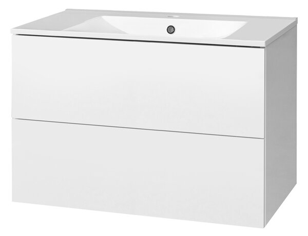 Mereo Mereo, Aira, dulap baie cu chiuveta ceramica 81 cm, MER-CN711