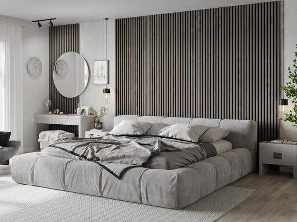Mexen Lam-B, lamele acustice de perete 275 × 30 cm, placă HDF 4 mm, furnir tehnic, stejar frasin, S100-275307-3015-005