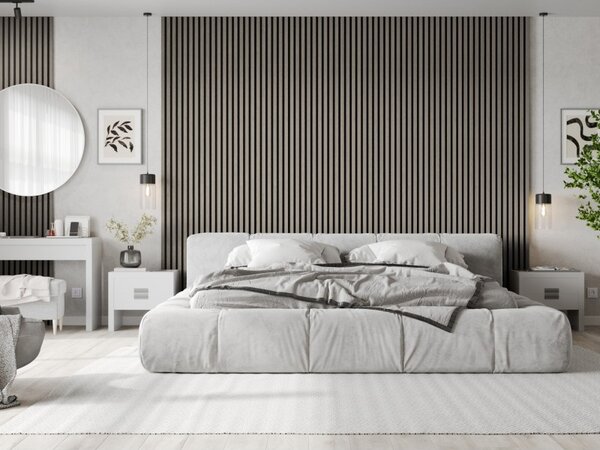 Mexen Lam-B, lamele acustice de perete 275 × 30 cm, placă HDF 4 mm, furnir tehnic, stejar frasin, S100-275307-3015-005