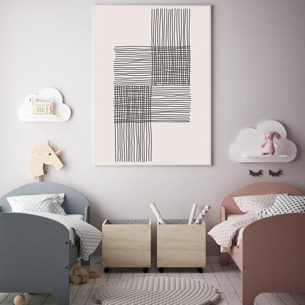 Poster - Abstracție pictată (A4)
