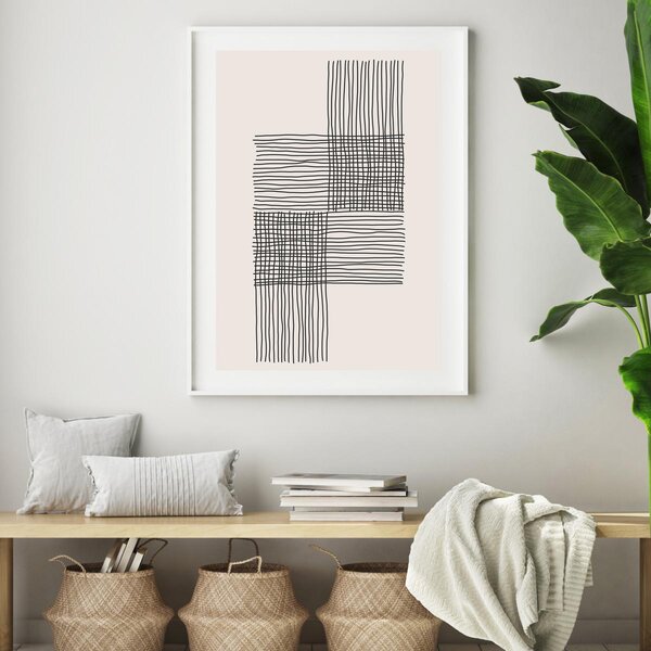 Poster - Abstracție pictată (A4)