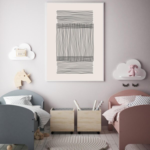 Poster - Abstracție pictată (A4)