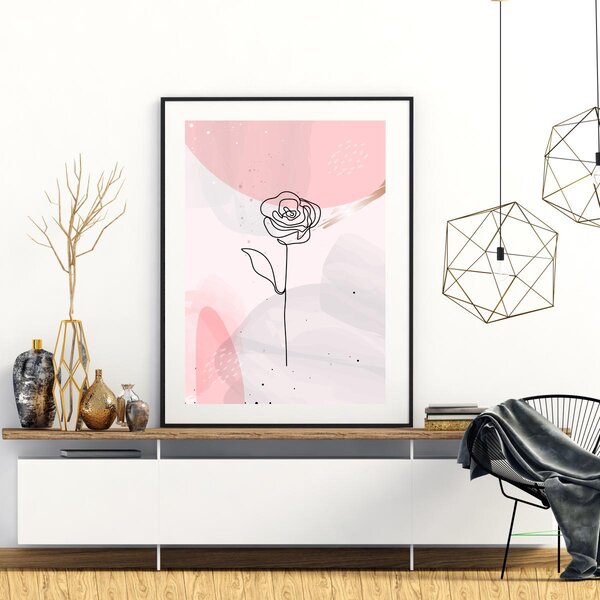 Poster - Trandafir (A4)