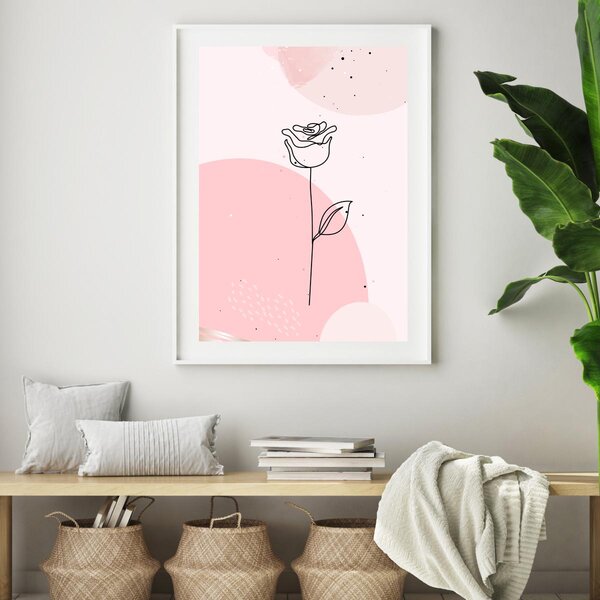 Poster - Trandafir (A4)