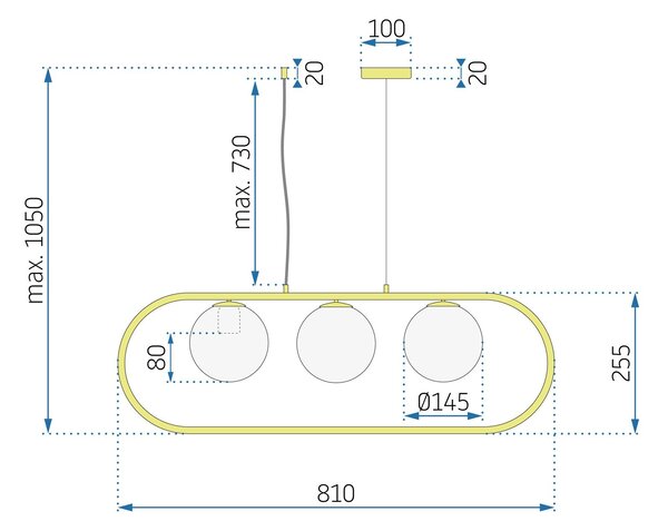 Lampa APP915-3CP