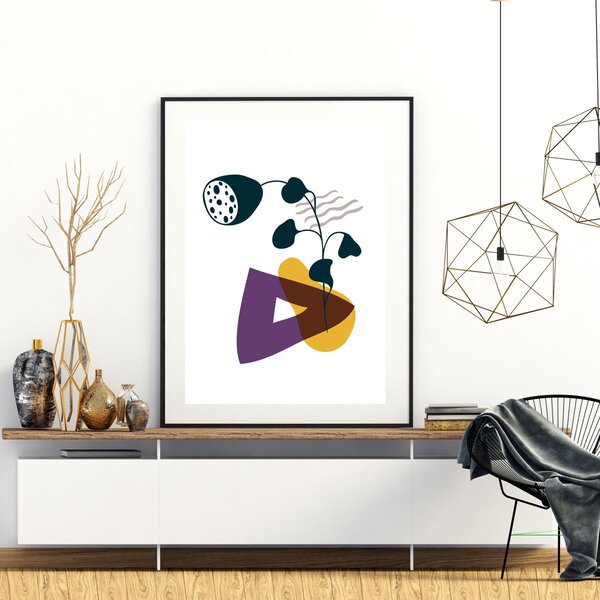 Poster - Abstracție artistică (A4)