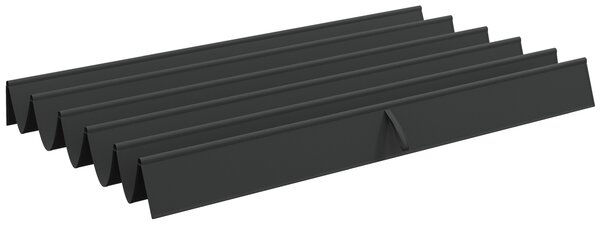 Outsunny Copertina retractabila pentru pergola, Copertina de rezerva din material textil pentru pergola de 3 x 3 (m), gri inchis | AOSOM RO