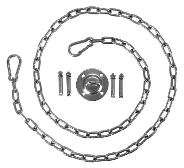 Fotoliu balansoar suspendat Belgica 1 (transparent + argintiu + gri) . 1116274