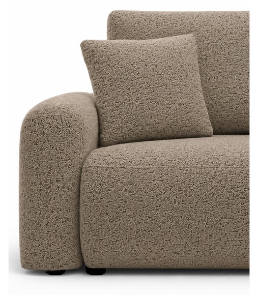 Canapea extensibilă Serano - chenille bej închis Bella 10