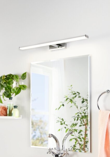 Aplică LED pentru oglindă de baie Eglo 79533 SARNOR 11W/230V 60 cm IP44 crom