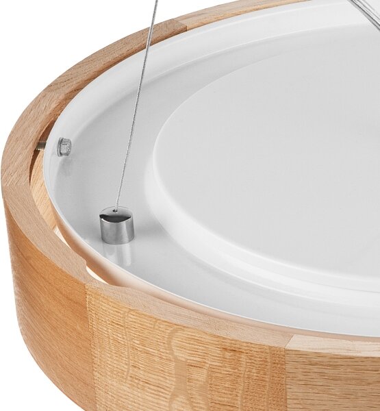 Lustră LED pe cablu Brilagi CARVALHO 2xE27/60W/230V stejar d. 37 cm