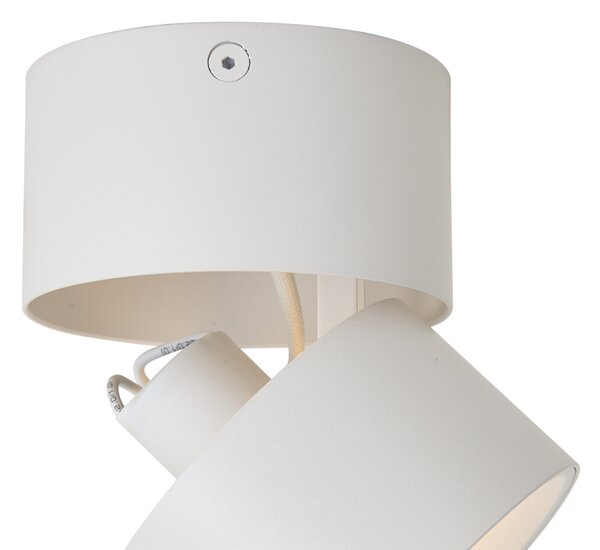 Spot aplicat modern alb GU10 50mm orientabil - Echo