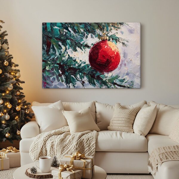 Tablou ornament festiv pe brad