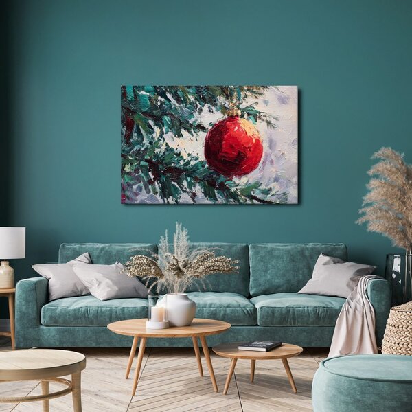 Tablou ornament festiv pe brad