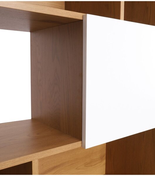 Bibliotecă Nevada, stejar natural (80 cm)