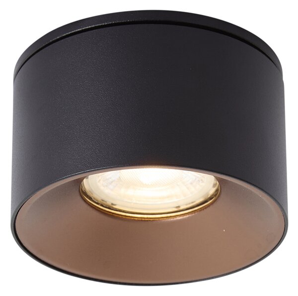 Spot încastrat modern negru GU10 50mm - Echo