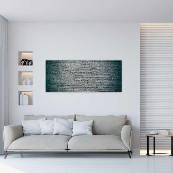 Tabloul cu perete din cărămidă (120x50 cm)
