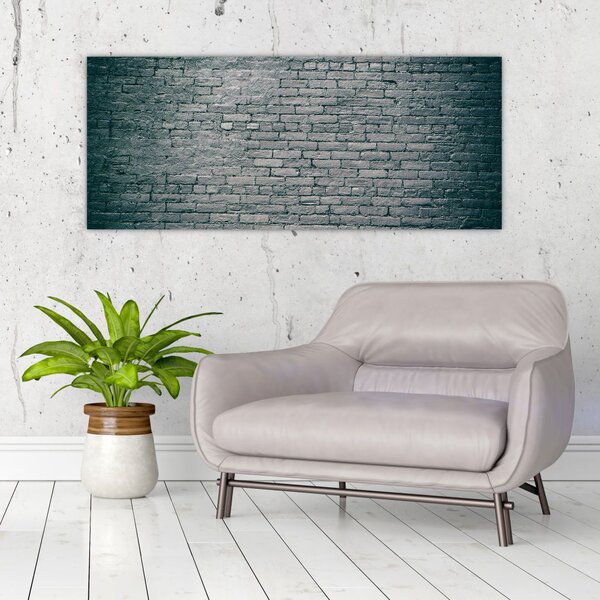 Tabloul cu perete din cărămidă (120x50 cm)