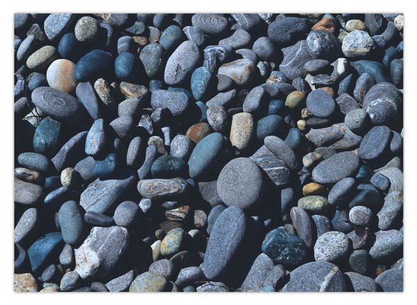 Tabloul cu pietre pe plajă (70x50 cm)