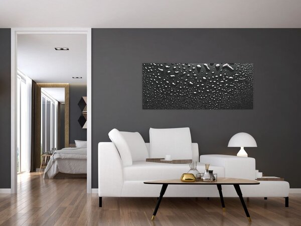 Tabloul cu picături de apă (120x50 cm)