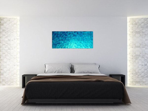 Tabloul - cuburi abstracte (120x50 cm)