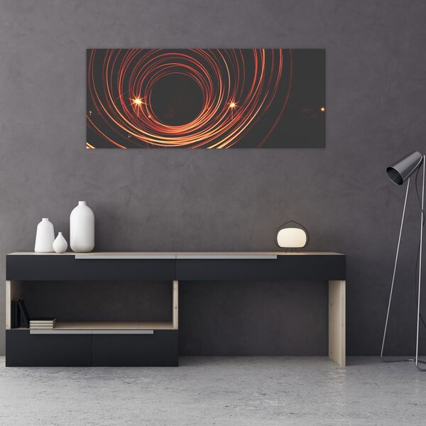 Tabloul cu linii abstracte (120x50 cm)