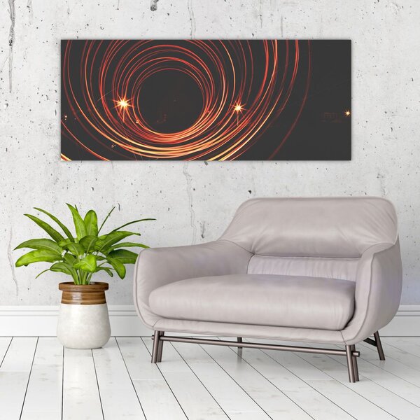 Tabloul cu linii abstracte (120x50 cm)