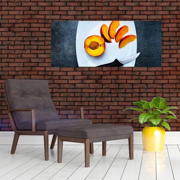Tabloul cu piersică (120x50 cm)