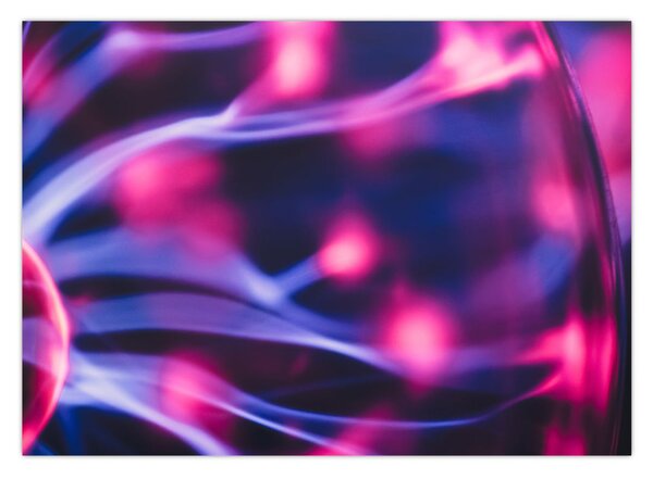 Tablou abstract mov (70x50 cm)