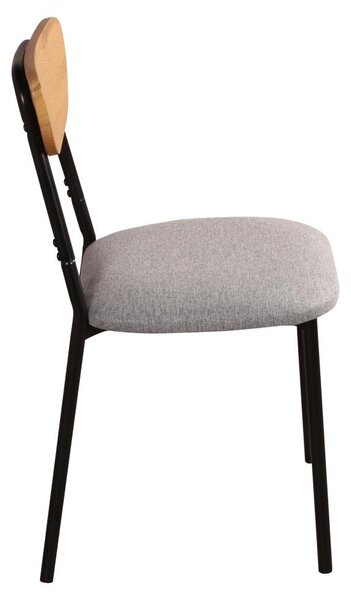 Set mobilier sufragerie Mimetizarse (stejar deschis + gri) (pentru 4 persoane). 1116413