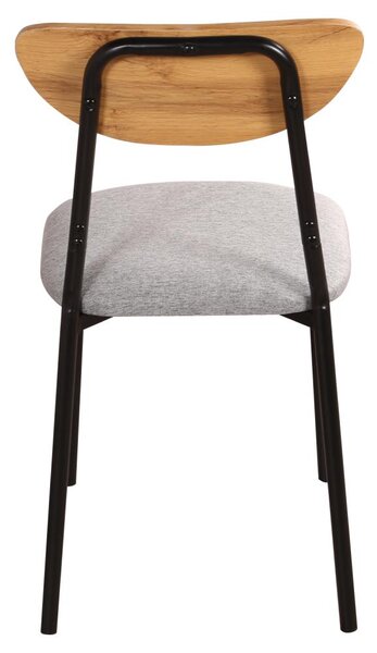 Set mobilier sufragerie Mimetizarse (stejar deschis + gri) (pentru 4 persoane). 1116413