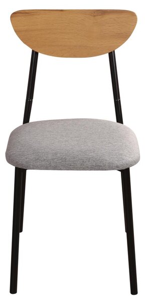 Set mobilier sufragerie Mimetizarse (stejar deschis + gri) (pentru 4 persoane). 1116413