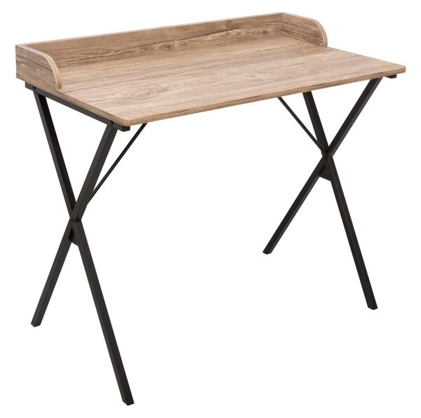 Masă de scris Oscilan (stejar + negru) . 1116435