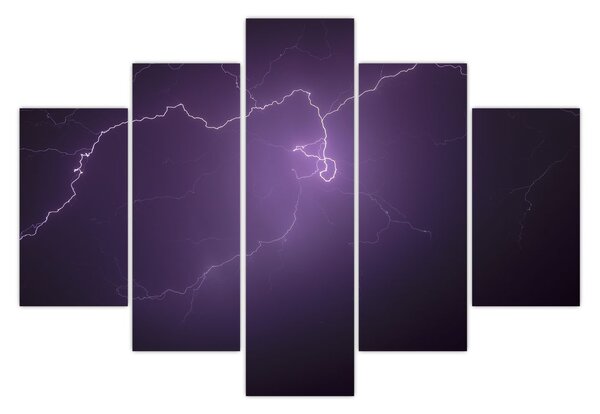 Tabloul cu fulger pe cer (150x105 cm)