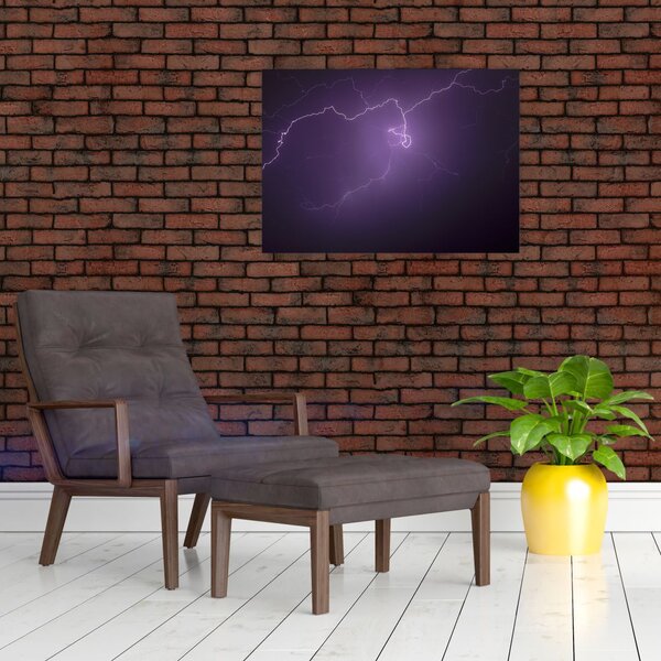 Tabloul cu fulger pe cer (70x50 cm)