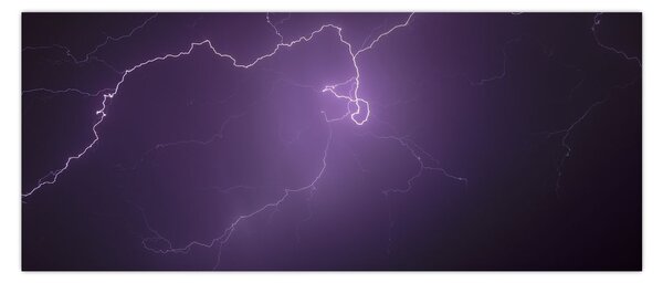 Tabloul cu fulger pe cer (120x50 cm)