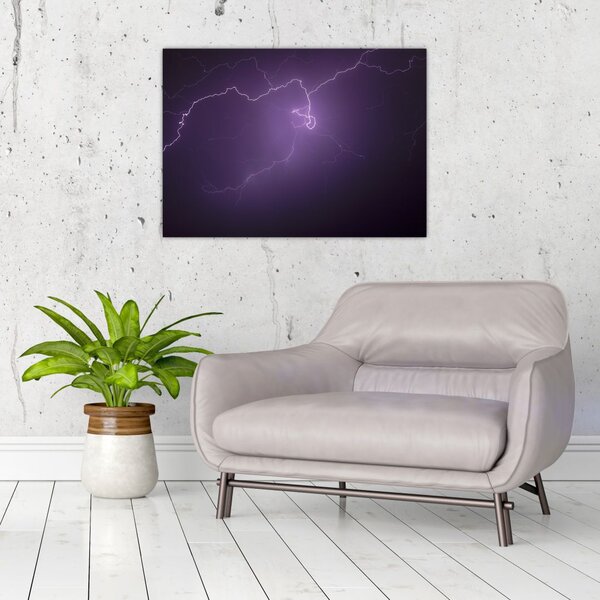 Tabloul cu fulger pe cer (70x50 cm)