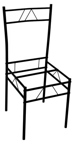 Set mobilier sufragerie Pacientes (stejar deschis + negru) (pentru 4 persoane). 1116437