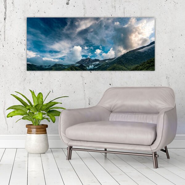 Tablou cu munții (120x50 cm)