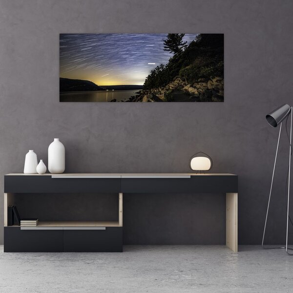 Tablou - cerul cu apus de soare (120x50 cm)